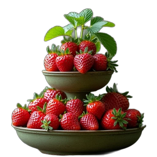 food, crown, photorealistic, 3d render transparent PNG cut-out
