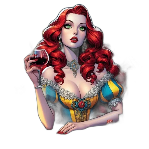 jewelry, fantasy art, comic book art, concept art transparent PNG cut-out