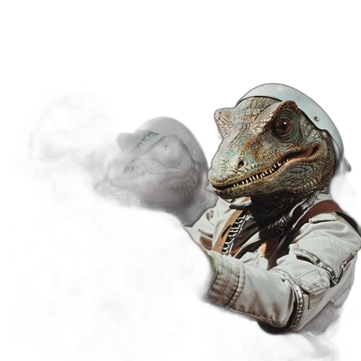 dragon, mask, creature, robot transparent PNG cut-out