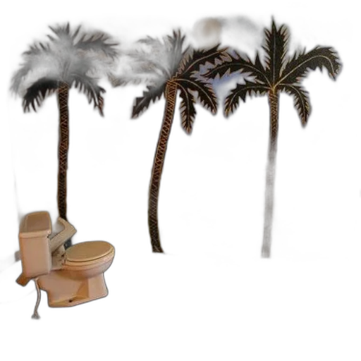 furniture, umbrella, tree, staff transparent PNG cut-out