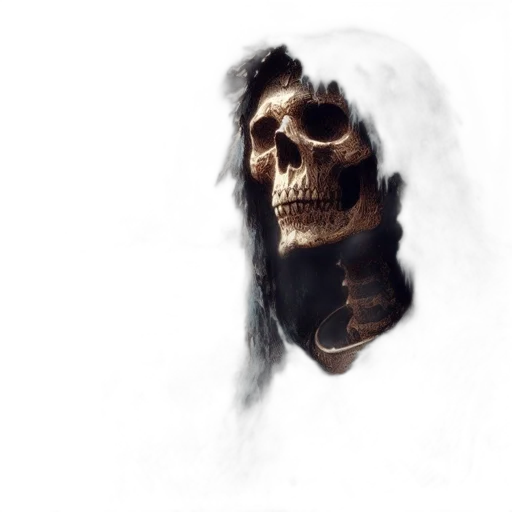 face, mask, creature, weapon transparent PNG cut-out