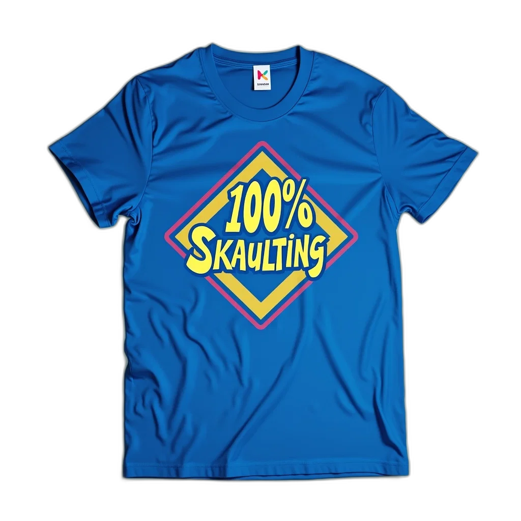 blue, t-shirt, graphic, design transparent PNG cut-out