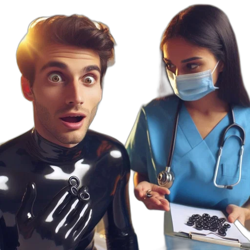 two, individuals, interact, amidst transparent PNG cut-out