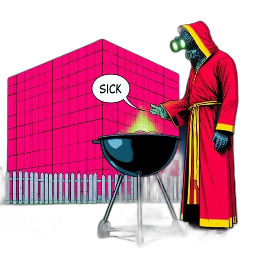 staff, robot, jacket, food transparent PNG cut-out