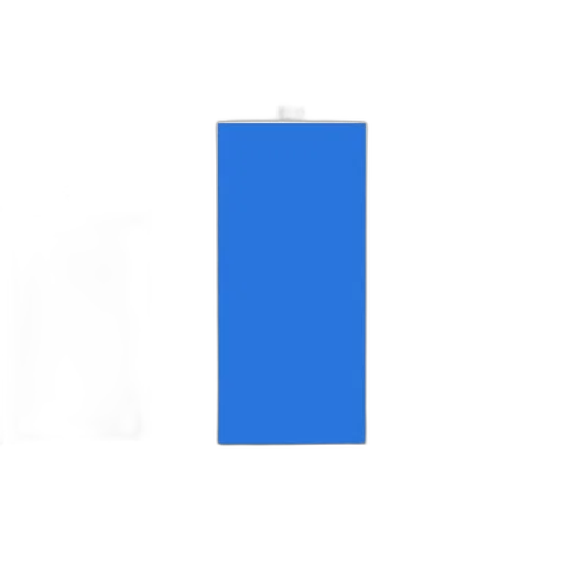 robot, pixel art, blue, monochrome transparent PNG cut-out