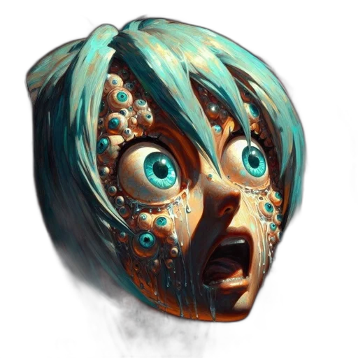 mask, face, creature, robot transparent PNG cut-out