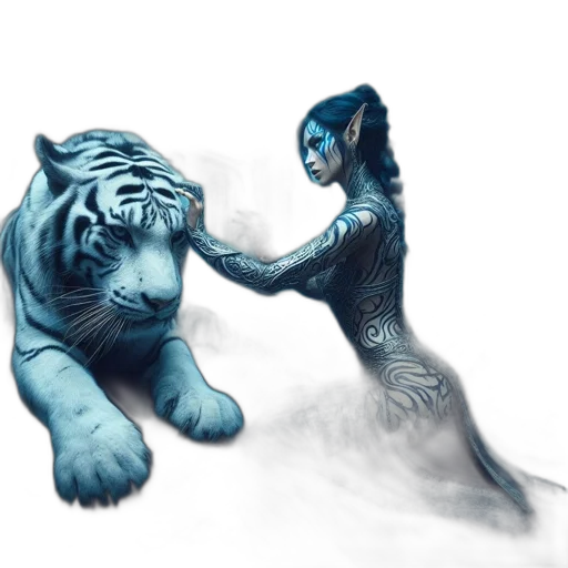 creature, animal, jewelry, fantasy art transparent PNG cut-out