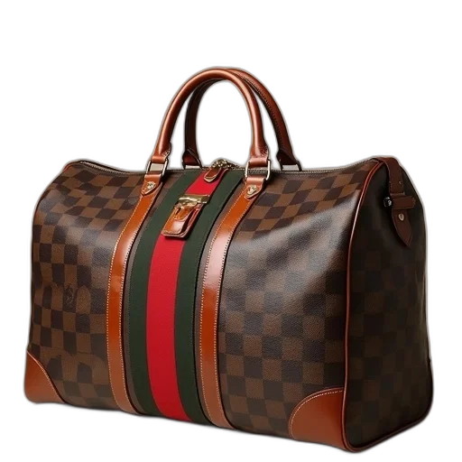 louis, vuitto, keepall, women transparent PNG cut-out