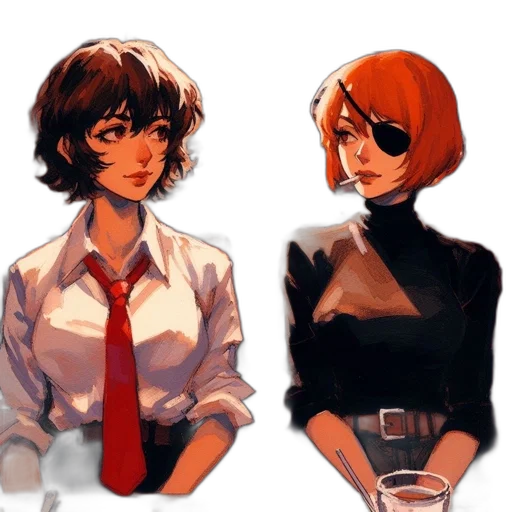 concept art, pixel art, comic book art, anime transparent PNG cut-out
