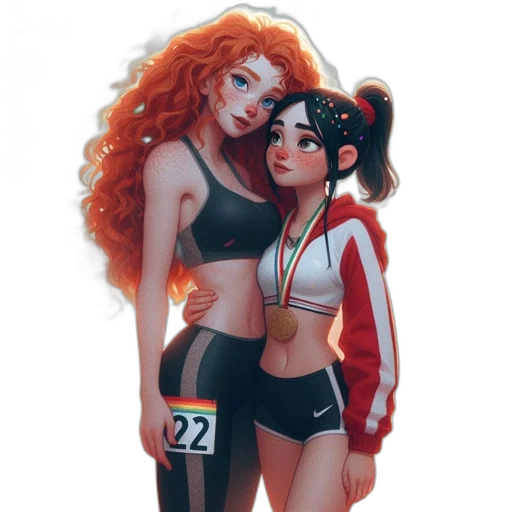 comic book art, concept art, cartoon, fantasy art transparent PNG cut-out