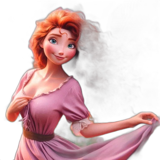 dress, face, concept art, fantasy art transparent PNG cut-out