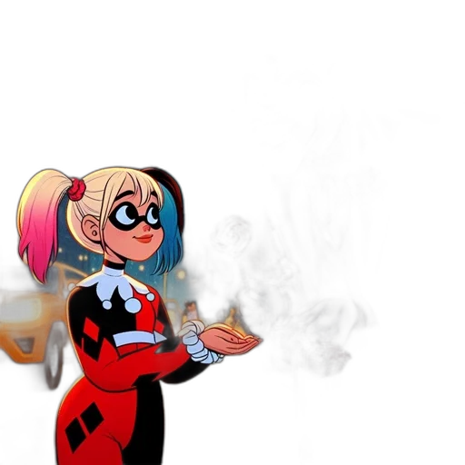 mask, comic book art, cartoon, concept art transparent PNG cut-out