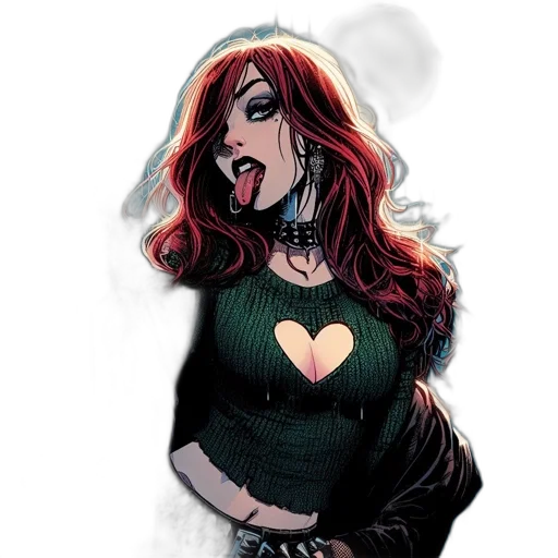 comic book art, cartoon, concept art, fantasy art transparent PNG cut-out