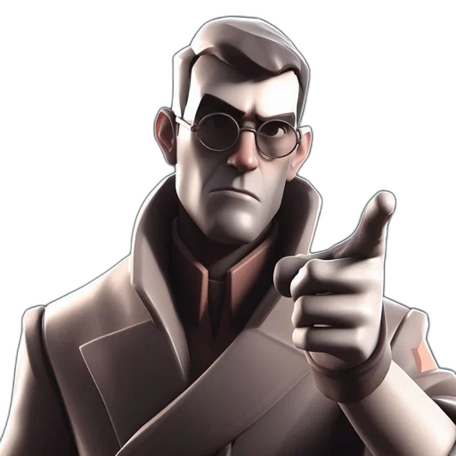 jacket, staff, robot, weapon transparent PNG cut-out