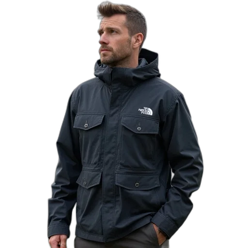 jacket, north, face, men transparent PNG cut-out