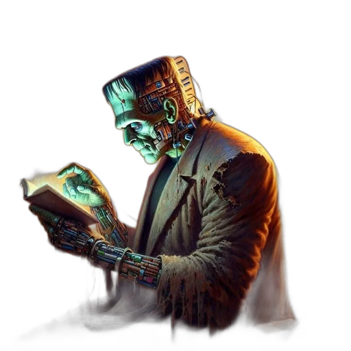 robot, mask, face, jacket transparent PNG cut-out