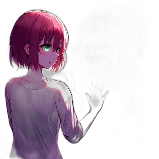 weapon, dress, creature, staff transparent PNG cut-out