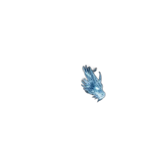 dragon, hair, creature, weapon transparent PNG cut-out
