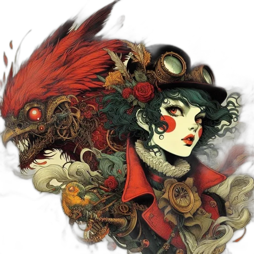 mask, fantasy art, concept art, comic book art transparent PNG cut-out