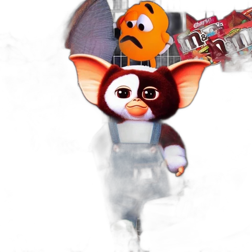 staff, mask, animal, creature transparent PNG cut-out