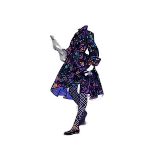 jacket, dress, umbrella, shoes transparent PNG cut-out