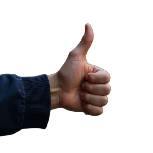 staff, jacket, 3d render, hand transparent PNG cut-out