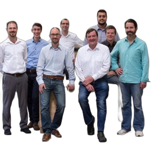 staff, jacket, group, men transparent PNG cut-out