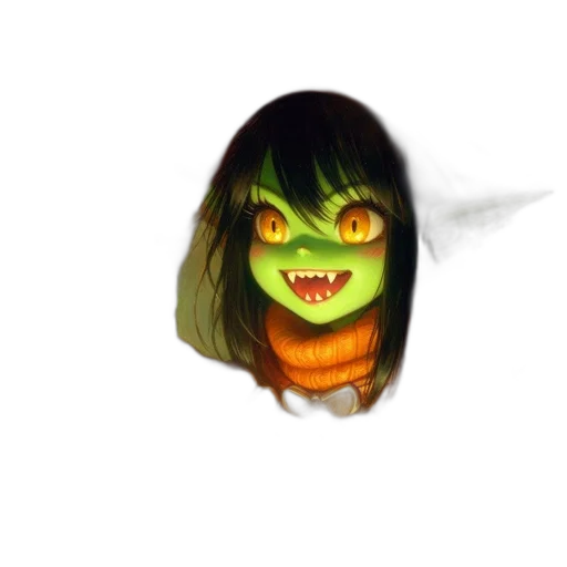 mask, creature, face, staff transparent PNG cut-out