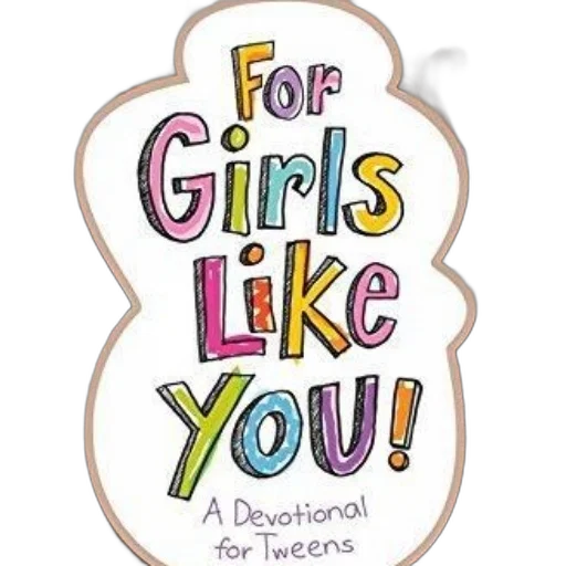 colorful, hand-drawn, cover, girls transparent PNG cut-out