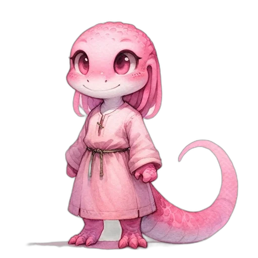dragon, creature, staff, animal transparent PNG cut-out