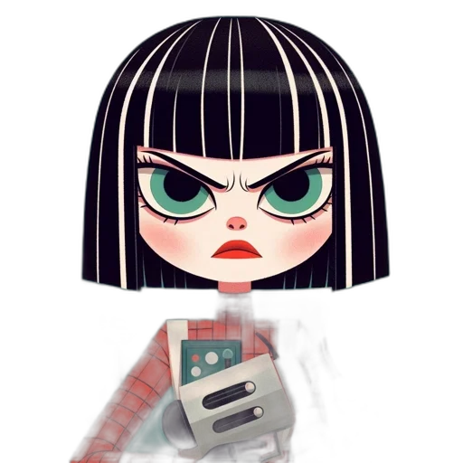 robot, weapon, concept art, cyberpunk transparent PNG cut-out