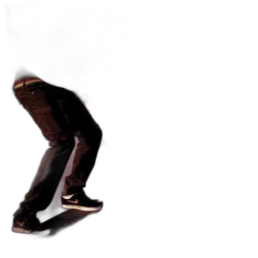 shoes, staff, creature, jacket transparent PNG cut-out