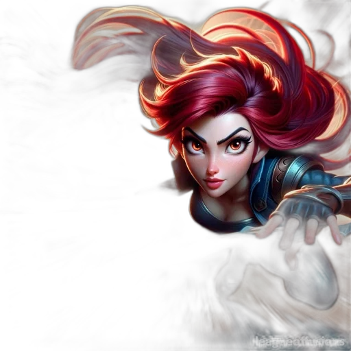 face, dragon, hair, fantasy art transparent PNG cut-out