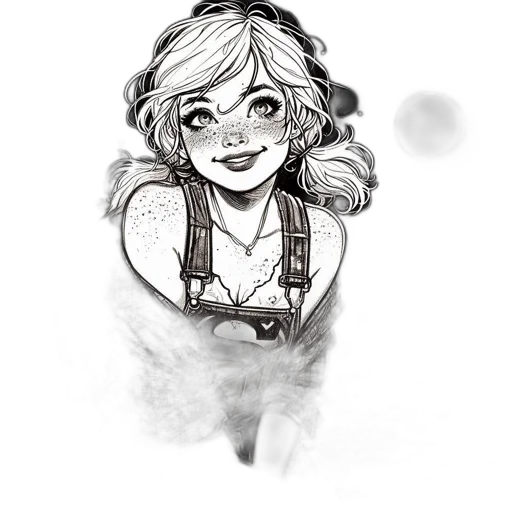 staff, jewelry, face, comic book art transparent PNG cut-out