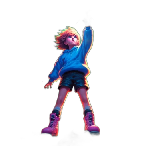 jacket, weapon, sword, creature transparent PNG cut-out