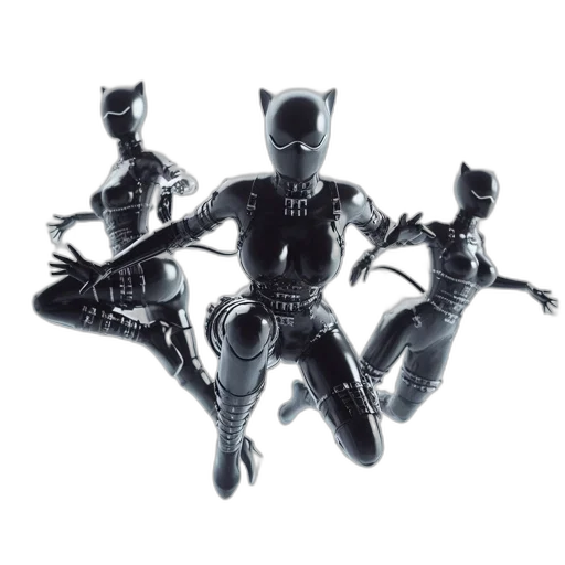 robot, mask, concept art, 3d render transparent PNG cut-out