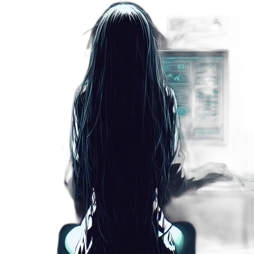 hair, mask, face, creature transparent PNG cut-out