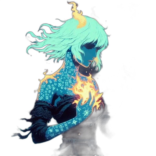 dragon, mask, creature, hair transparent PNG cut-out