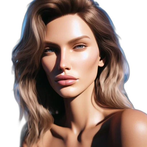 face, hair, jewelry, mask transparent PNG cut-out