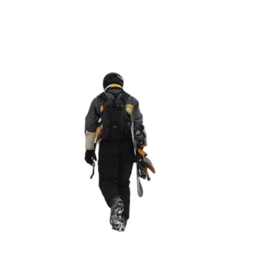 jacket, staff, mask, weapon transparent PNG cut-out