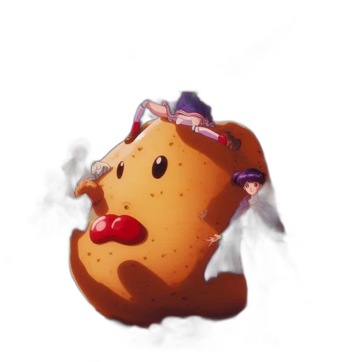 weapon, food, creature, hat transparent PNG cut-out