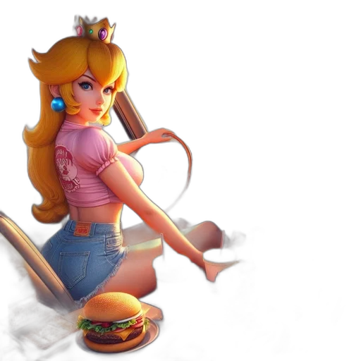 food, 3d render, concept art, fantasy art transparent PNG cut-out
