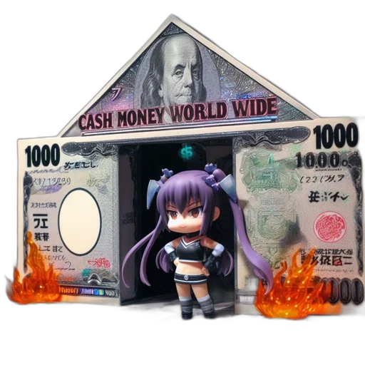 building, weapon, vaporwave, anime transparent PNG cut-out