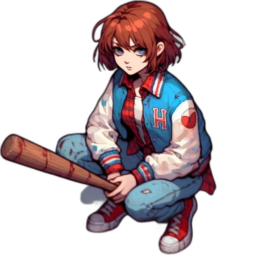 jacket, staff, weapon, sword transparent PNG cut-out