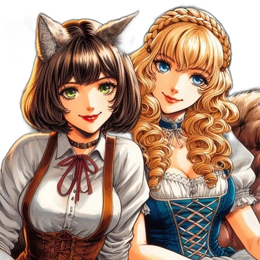staff, fantasy art, anime, oil painting transparent PNG cut-out