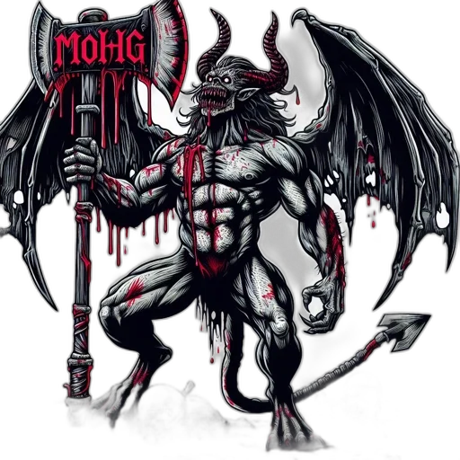 staff, dragon, creature, concept art transparent PNG cut-out