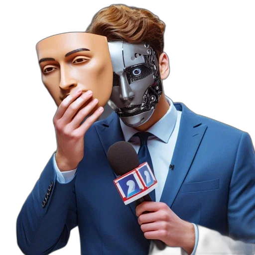 robot, mask, face, cyberpunk transparent PNG cut-out