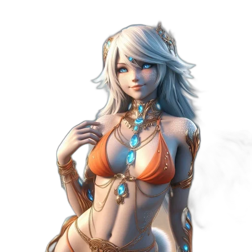 robot, jewelry, dress, staff transparent PNG cut-out