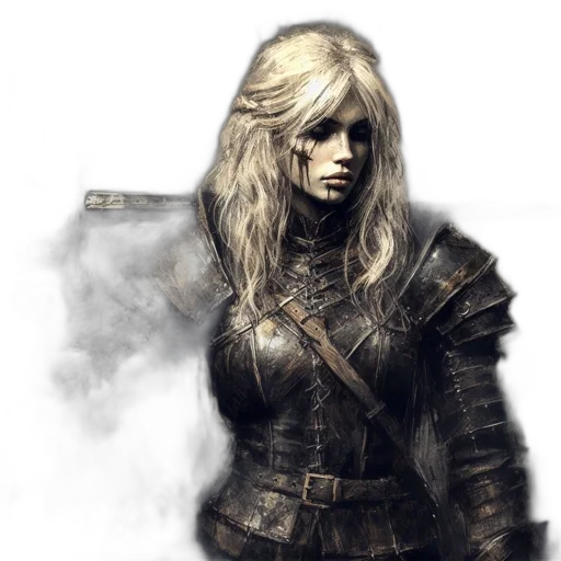 weapon, face, staff, fantasy art transparent PNG cut-out