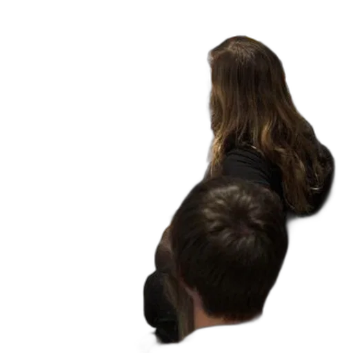 hair, jacket, crown, staff transparent PNG cut-out
